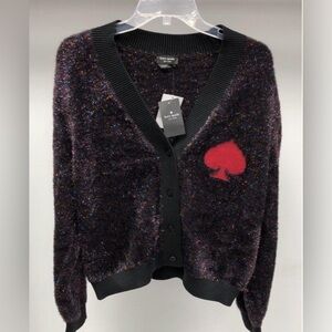 Kate Spade Logo Sparkle Cardigan
